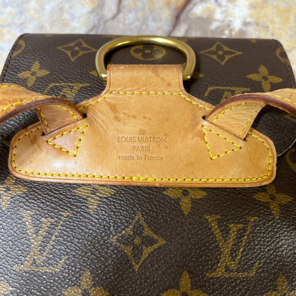 Louis Vuitton Montsouris MM Monogram Canvas Backpack Brown M51137 - Picture 7 of 14